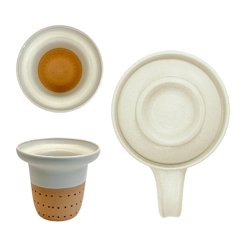 Hrnček keramika bledý