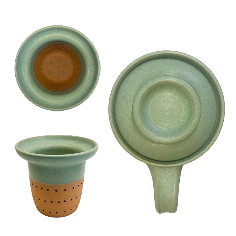 Hrnček keramika zelený 0,3 l
