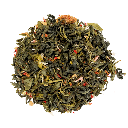 Zelený čaj Jahoda - rebarbora 50 g
