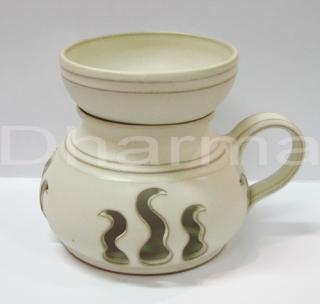 Aromalampa keramika bledá 1