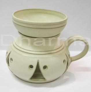 Aromalampa keramika bledá 4