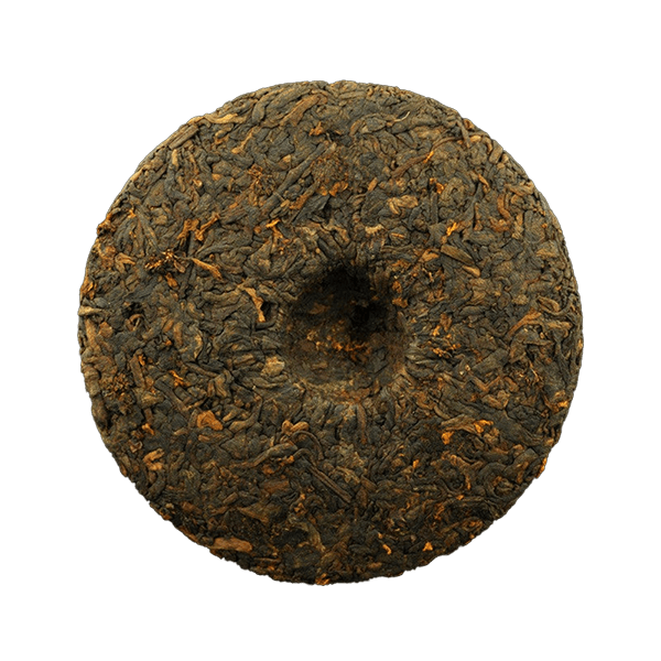 2013 YUNNAN SOURCING RIPE PU-ERH AND SNOW CHRYSANTHEMUM TEA MINI CAKE *