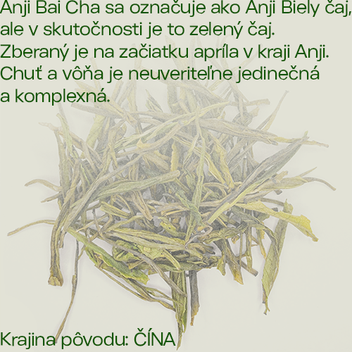 Zelený čaj Anji Bai Cha 50 g