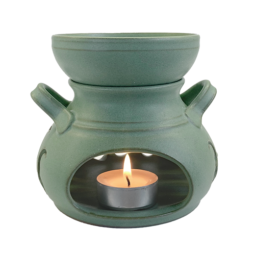 Aromalampa keramika zelená Oheň 2