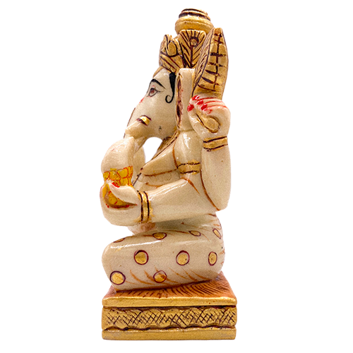 Soška Ganesha (mramor Mahál)