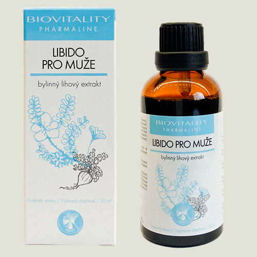Libido pre mužov - bylinný liehový extrakt 50ml