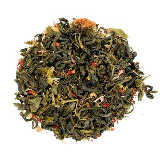 Zelený čaj Jahoda - rebarbora 50 g